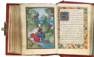 Folio aus einem Miniatur-Stundenbuch, Gebrauch von Rom, Brügge, 1530-35