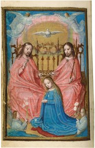Folio aus einem Miniatur-Stundenbuch, Gebrauch von Rom, Brügge (1530-35)