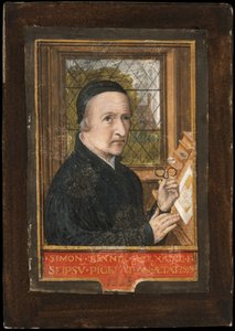 Selbstporträt, 1558 von Simon Bening