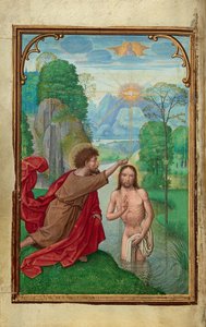 Die Taufe Christi von Simon Bening
