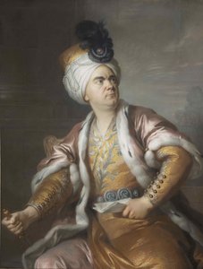 Der Schauspieler Lekain 1729-1778 als Orosmane in Voltaires Tragödie Zaïre, 1767
