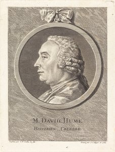 M. David Hume von Simon Charles Miger after Charles Nicolas Cochin II