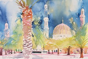 Muscat, Große Moschee, 2004 von Simon Fletcher