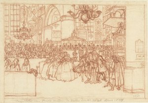 Taufe von Prinz Wilhelm V., 1748 von Simon Fokke