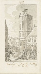 Der Tod von Kapitän Herman van der Helling, 23. November 1577 von Simon Fokke