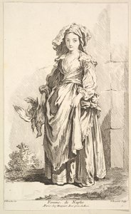 Frau aus Neapel von Simon Francois Ravenet