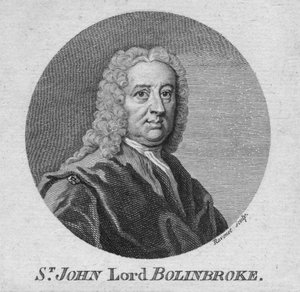 St. John Lord Bolinbroke, ca. 1750er Jahre von Simon Francois Ravenet