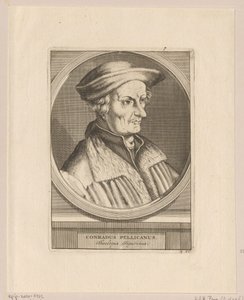Porträt von Conrad Pellican