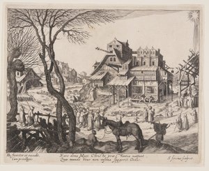 Die Anbetung der Könige, aus Landschaften mit Szenen aus dem Leben Christi