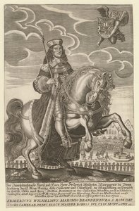 Friedrich Wilhelm I. von Brandenburg - Porträt von Friedrich Wilhelm (1620-1688), Kurfürst von Brandenburg, Herzog von Preußen von Grimm, Simon (aktiv ca. 1680)