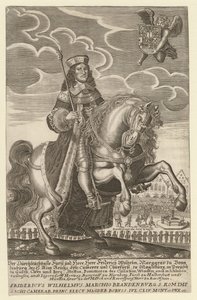 Porträt von Friedrich Wilhelm 1620-1688, Kurfürst von Brandenburg, Herzog von Preußen, 1680 von Simon Grimm