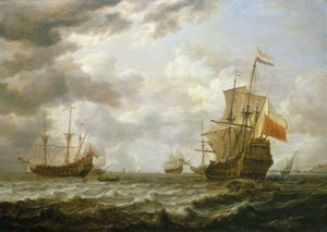 Die Brederode vor Hellevoetsluis, Mitte des 17. Jahrhunderts