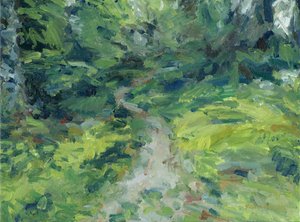Pfad durch den Wald Nr. 2, 2023 von Simon Neville