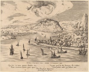 Flusslandschaft mit dem Sturz des Ikarus