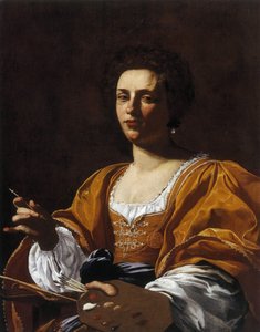 Porträt von Artemisia Gentileschi, 1623-1626