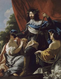 Porträt von Ludwig XIII. von Frankreich von Simon, Vouet