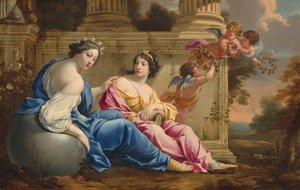 Die Musen Urania und Kalliope, ca. 1634