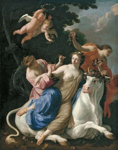 Der Raub der Europa von Simon Vouet