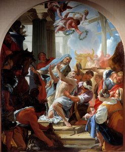 Das Martyrium des heiligen Eustachius und seiner Familie von Simon Vouet