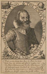 John Smith (1579/80-1631), ca. 1617 (Gravur) von Simon de (after) Passe