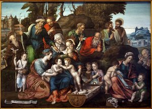 Die Heilige Familie von Simon de Châlons