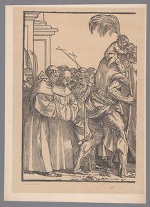 Reproduktion des ersten Teils der Druckserie Der Triumph Christi (nach Joos Lambrecht) von Simonau and Toovey