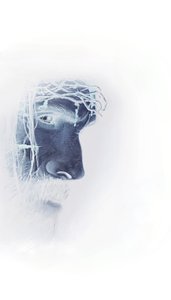 Jesus mit Dornenkrone von Simone Amon