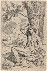 Heiliger Sebastian von Simone Cantarini