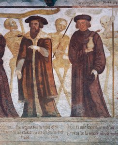 Der Tod mit dem Herzog und dem Doktor, Detail aus Der Totentanz