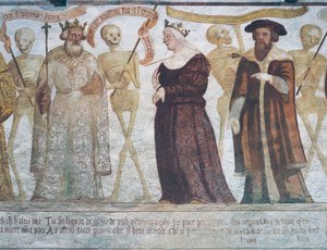 Tod mit dem König, der Königin und dem Doktor (Detail)