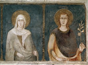 Heilige Klara von Assisi von Simone Martini