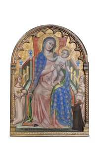 Madonna mit Kind, Engeln und dem Stifter Giovanni da Piacenza