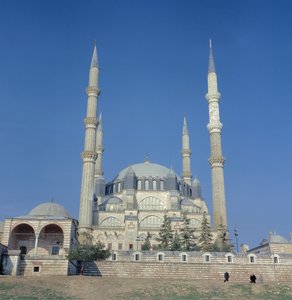 Ansicht der Moschee, osmanisch, erbaut ca. 1569-75