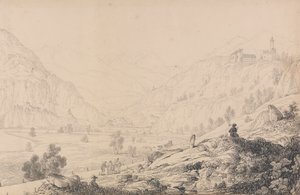 Album mit 30 Ansichten in Tirol und Italien: Burgen von Wafenstein [?], Sprechenstein und Reifenstein einige Meilen vom Brenner entfernt, 27. Okt. 1840