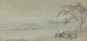 Wassersicht in der Nähe von Kalkutta von Sir Charles DOyly