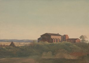 Ansicht der Kirche S. Sabina und der Cestius-Pyramide, Rom von Sir Charles Lock Eastlake