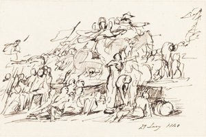Schlachtenszene von Sir David Wilkie