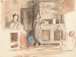 Küchenszene: Dunkerrin, September 1835 von Sir David Wilkie