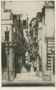 Straße in Kairo von Sir David Young Cameron