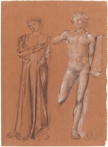 Orpheus und Eurydike von Sir Edward Coley Burne Jones