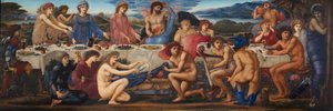 Das Fest des Peleus, Mitte bis Ende 19. Jahrhundert von Sir Edward Coley Burne Jones