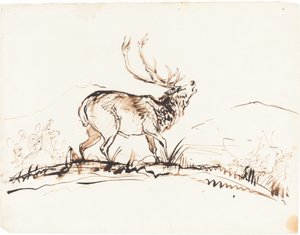 Ein brüllender Hirsch von Sir Edwin Landseer