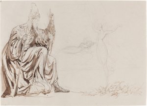 Ein Magier von Sir George Hayter