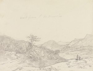 Zwischen Llangollen und Oswestry von Sir George Howland Beaumont seventh Baronet