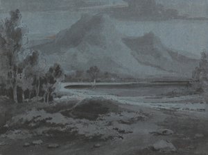 Walisische Landschaft von Sir George Howland Beaumont seventh Baronet