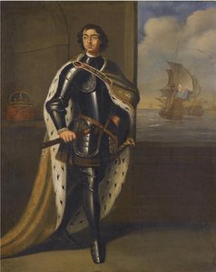 Porträt von Kaiser Peter I. der Große 1672-1725, 1690er Jahre von Sir Gotfrey Kneller
