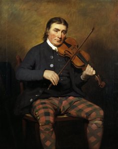 Porträt des Geigers und Komponisten Niel Gow 1727-1807, 1787