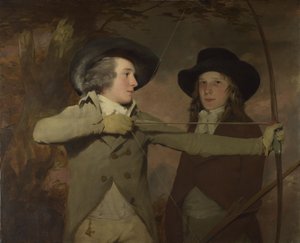 Robert Ferguson von Raith und Generalleutnant Sir Ronald Ferguson Die Bogenschützen, ca. 1789