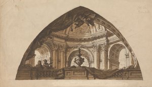 Entwurf für eine Lunette von Sir James Thornhill