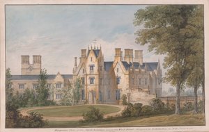 Lilleshall, Shropshire: Ansicht des Nordeingangs und der Westfront